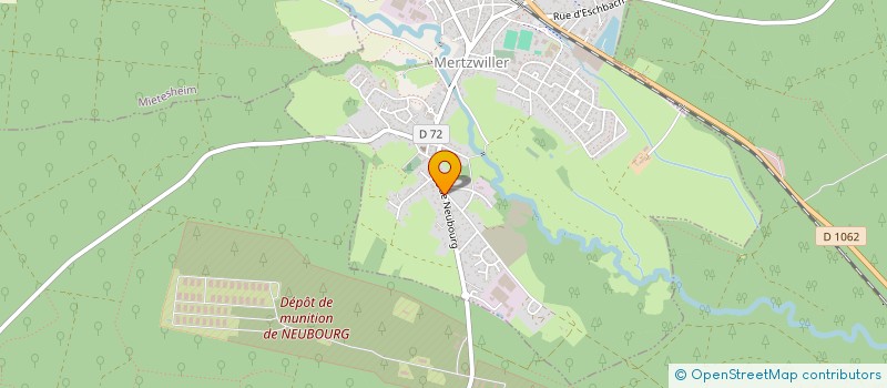 localisation de l'entreprise MADAME FRITSCH CHRISTMANN  MERTZWILLER