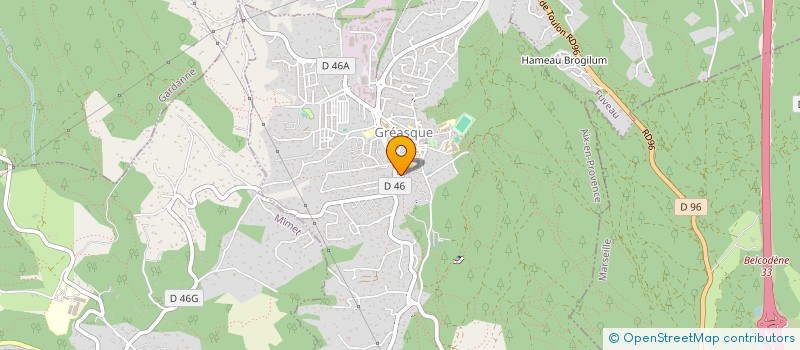 localisation de l'entreprise MADAME FRNCOISE MORCEAU  GREASQUE