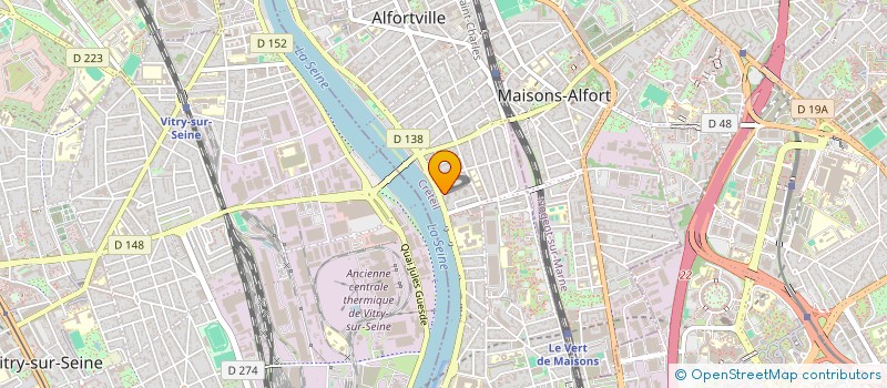 localisation de l'entreprise MADAME FROUHID BAGHAIE à ALFORTVILLE