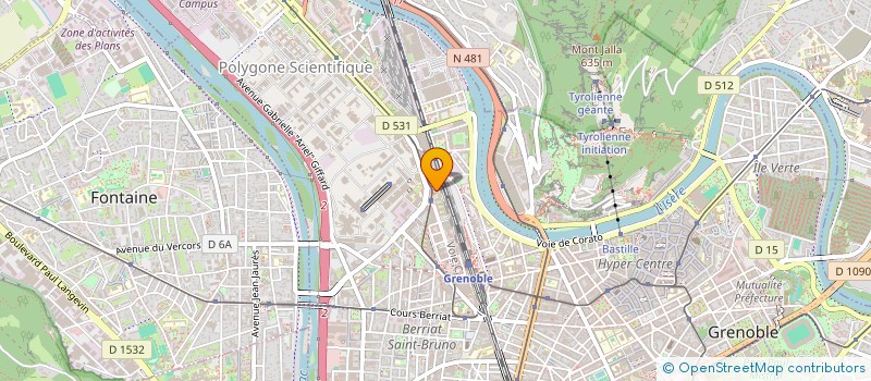 localisation de l'entreprise MADAME FUI UNG  GRENOBLE