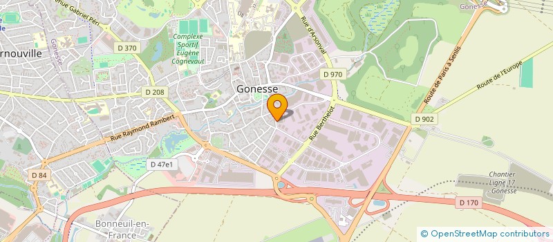 localisation de l'entreprise MADAME FULIA DAGLI  GONESSE