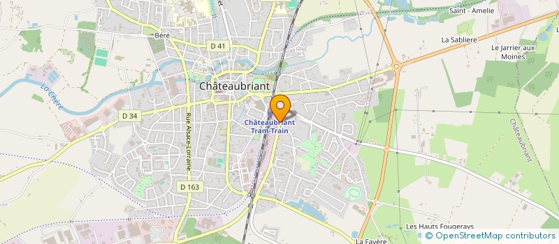 localisation de l'entreprise MADAME FULVIA RIOUX  CHATEAUBRIANT