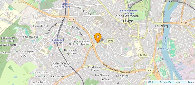 localisation de l'entreprise MADAME FUMIKO NAGATA  SAINT-GERMAIN-EN-LAYE