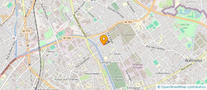 localisation de l'entreprise MADAME FUNDA ATALAY à ROUBAIX