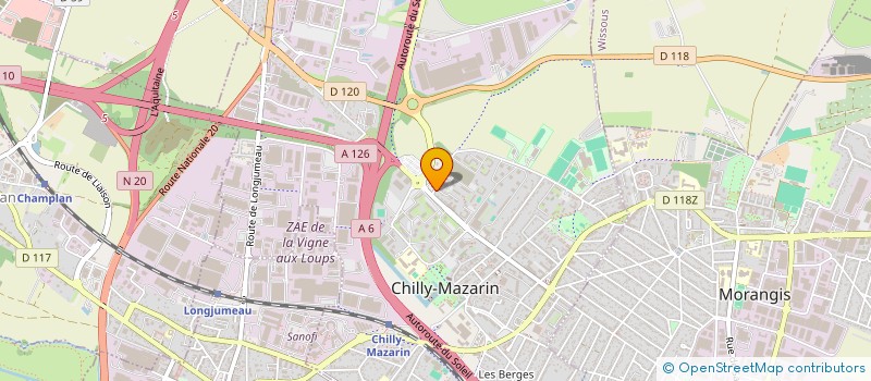 localisation de l'entreprise MADAME FUNDA CALISKAN à CHILLY-MAZARIN