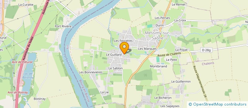 localisation de l'entreprise MADAME FUNDA KERA à MESSIMY-SUR-SAONE