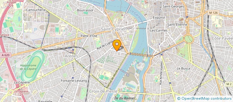 localisation de l'entreprise MADAME G à TOULOUSE