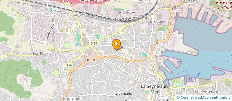 localisation de l'entreprise MADAME G BEDEJUS  LA SEYNE-SUR-MER