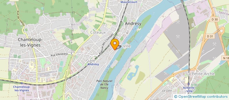 localisation de l'entreprise MADAME G BOUHOUT à ANDRESY