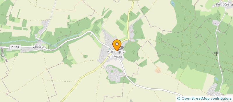 localisation de l'entreprise MADAME G COILLARD  MONTAGNY-EN-VEXIN