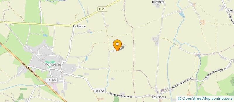 localisation de l'entreprise MADAME G DE GAULLIER DES BORDES  MONTAIGU-LE-BLIN