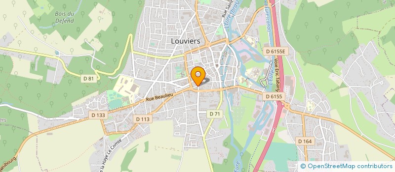 localisation de l'entreprise MADAME G LEMARCHAND à LOUVIERS