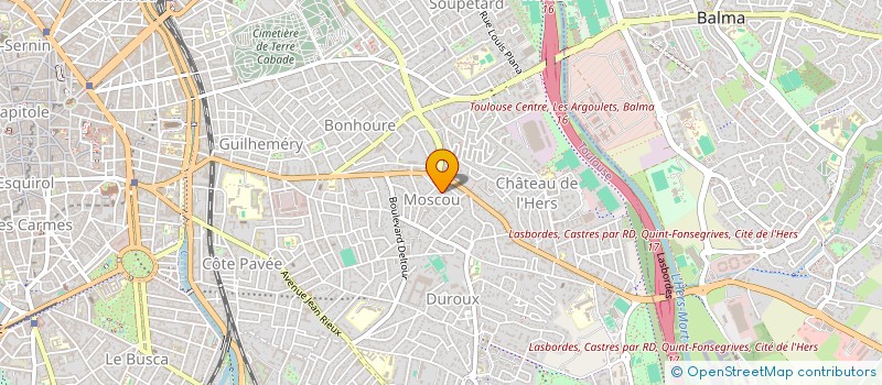 localisation de l'entreprise MADAME G MAISONNEUVE à TOULOUSE