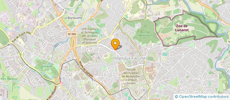 localisation de l'entreprise MADAME G ROMANOUSKY à MONTPELLIER