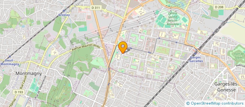 localisation de l'entreprise MADAME GABI RADUCANU  SARCELLES