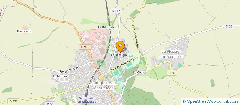 localisation de l'entreprise MADAME GABIE IOUITA  SAINT-JUST-EN-CHAUSSEE