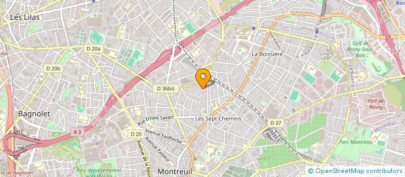 localisation de l'entreprise MADAME GABRIEL à MONTREUIL