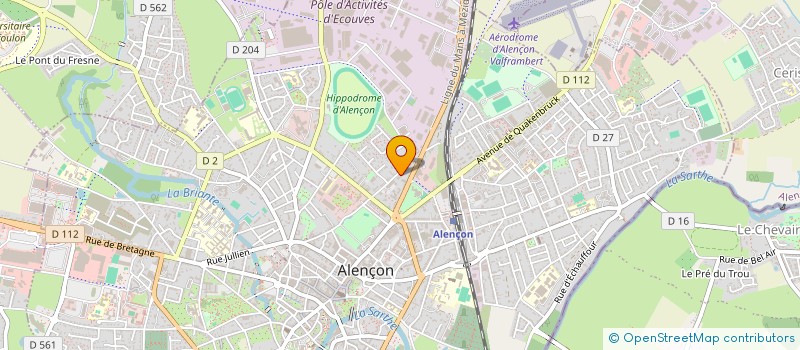 localisation de l'entreprise MADAME GABRIEL BELLANGER à ALENCON