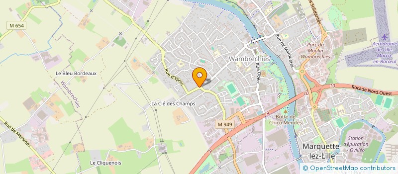 localisation de l'entreprise MADAME GABRIEL DELEFORTRIE  WAMBRECHIES