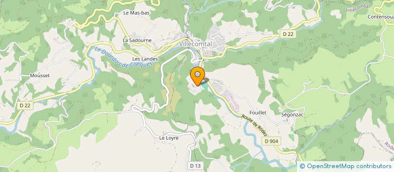 localisation de l'entreprise MADAME GABRIELA ANASTASIU  VILLECOMTAL