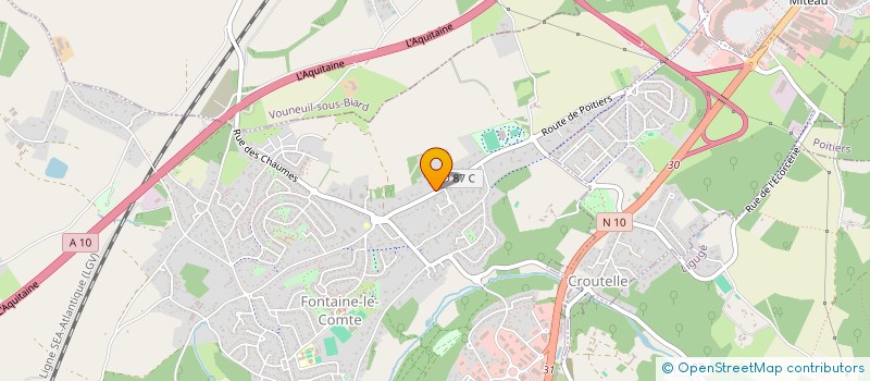 localisation de l'entreprise MADAME GABRIELA-AURELIA BONNEAU-MILOTINESCU  FONTAINE-LE-COMTE