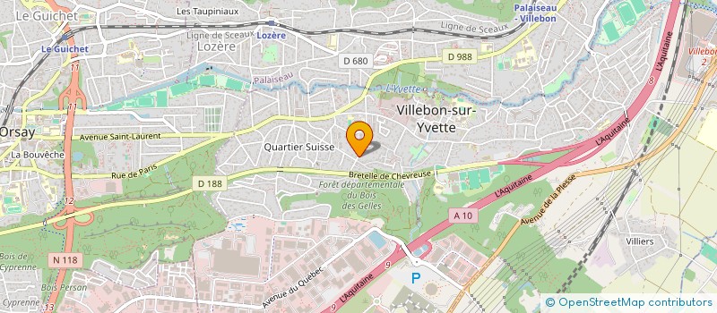 localisation de l'entreprise MADAME GABRIELA BALCIZA à VILLEBON-SUR-YVETTE