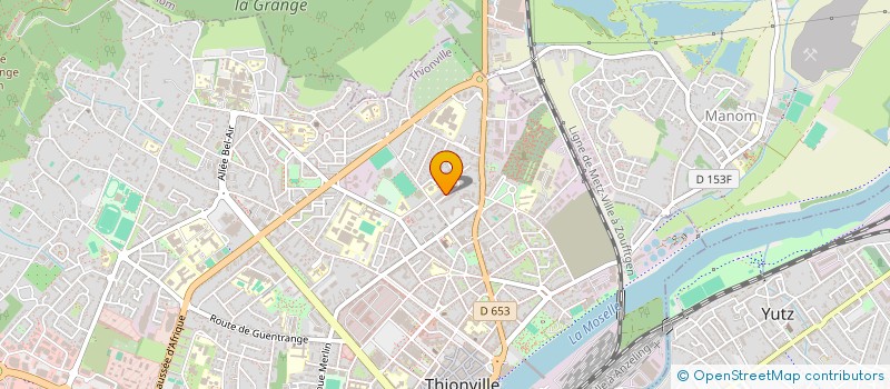 localisation de l'entreprise MADAME GABRIELA-BEATRICE OSANU  THIONVILLE