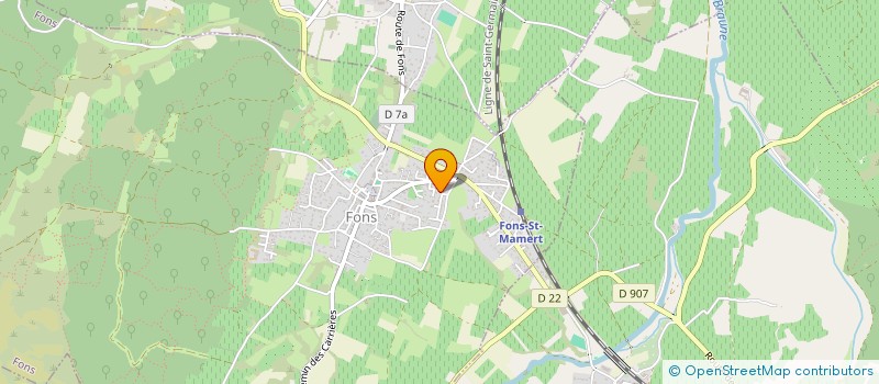 localisation de l'entreprise MADAME GABRIELA BERGER  FONS