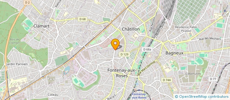 localisation de l'entreprise MADAME GABRIELA BOUTTIER à FONTENAY-AUX-ROSES