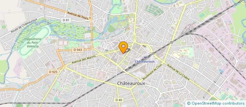 localisation de l'entreprise MADAME GABRIELA CARRASCO à CHATEAUROUX