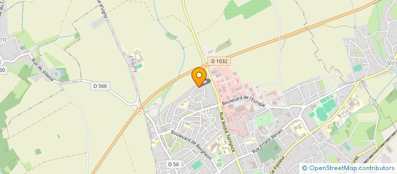 localisation de l'entreprise MADAME GABRIELA CHOMOVA  CHAUNY