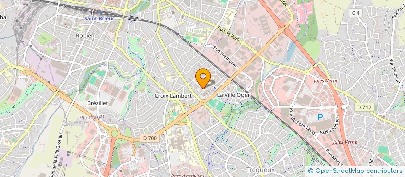 localisation de l'entreprise MADAME GABRIELA CLAUDINO COSTA SANCHES  SAINT-BRIEUC