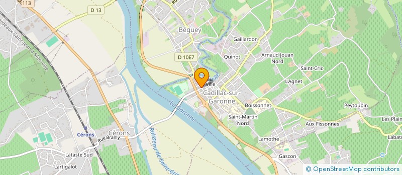 localisation de l'entreprise MADAME GABRIELA CONSTANTINESCU à CADILLAC-SUR-GARONNE