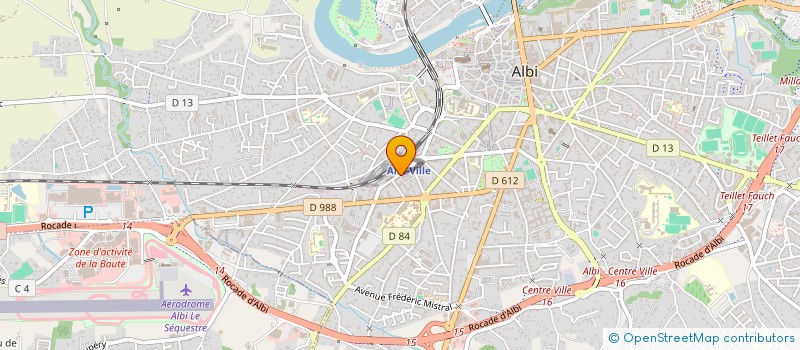 localisation de l'entreprise MADAME GABRIELA CRISU  ALBI