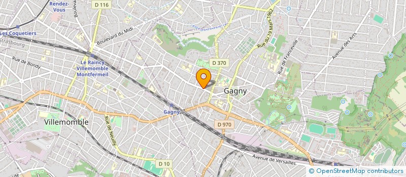 localisation de l'entreprise MADAME GABRIELA CURT à GAGNY