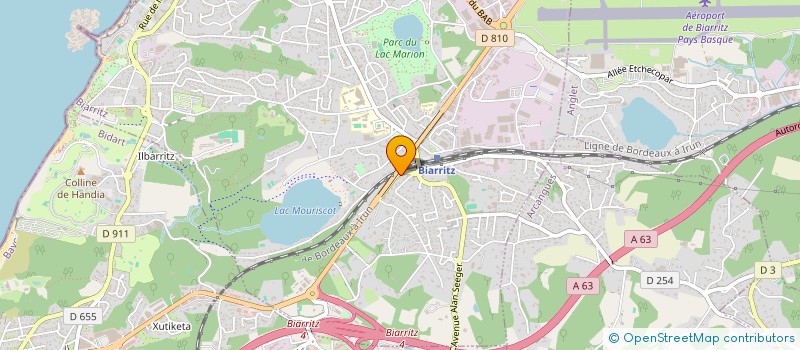 localisation de l'entreprise MADAME GABRIELA FERREIRA PEREZ à BIARRITZ