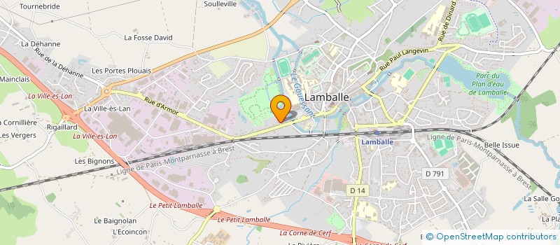localisation de l'entreprise MADAME GABRIELA FRASILA à LAMBALLE-ARMOR