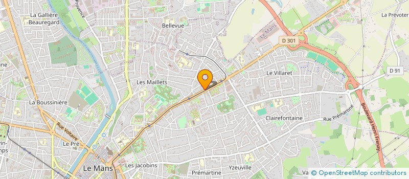 localisation de l'entreprise MADAME GABRIELA LABAN  LE MANS