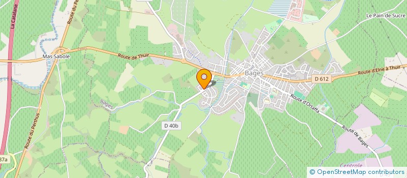 localisation de l'entreprise MADAME GABRIELA LOCHER-HAHN  BAGES