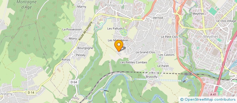 localisation de l'entreprise MADAME GABRIELA MANOLE  POISY