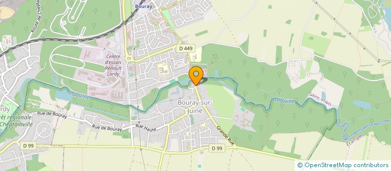 localisation de l'entreprise MADAME GABRIELA MEREUTA  BOURAY-SUR-JUINE