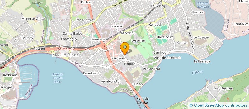 localisation de l'entreprise MADAME GABRIELA OREZ  LE RELECQ-KERHUON