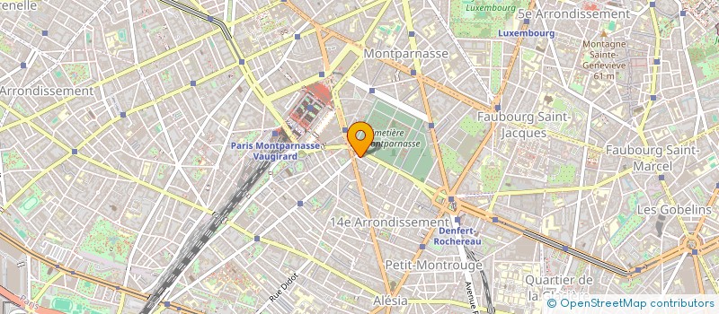 localisation de l'entreprise MADAME GABRIELA PERREROS ROJAS à PARIS