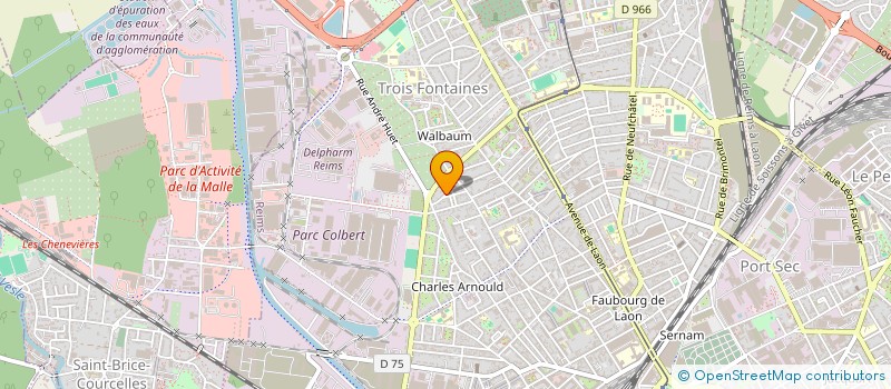 localisation de l'entreprise MADAME GABRIELA PIRES BOREGO  REIMS