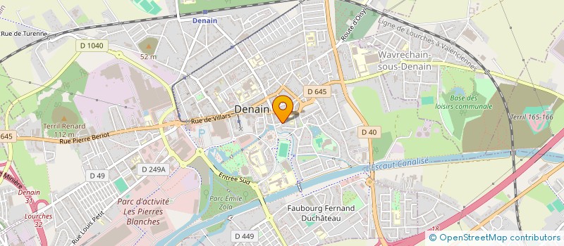 localisation de l'entreprise MADAME GABRIELA PLESCAN  DENAIN