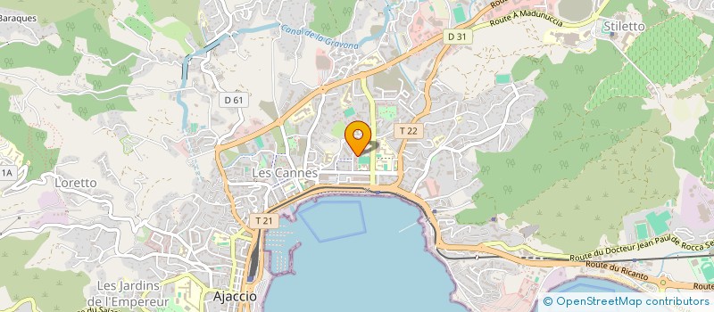 localisation de l'entreprise MADAME GABRIELA SERA à AJACCIO