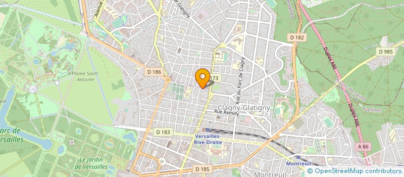 localisation de l'entreprise MADAME GABRIELE BIRZER  LE CHESNAY-ROCQUENCOURT