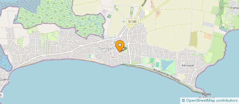 localisation de l'entreprise MADAME GABRIELE BRUN  DAMGAN