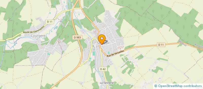 localisation de l'entreprise MADAME GABRIELE FARNAULT  SEPTEUIL