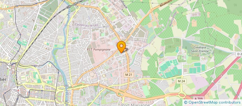 localisation de l'entreprise MADAME GABRIELE MULLER à MONTPELLIER